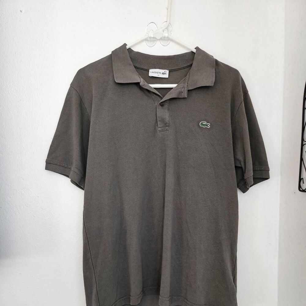 Lacoste Men's Hunter Green Polo-shirt Preppy Classic Tennis Prep Dark academia